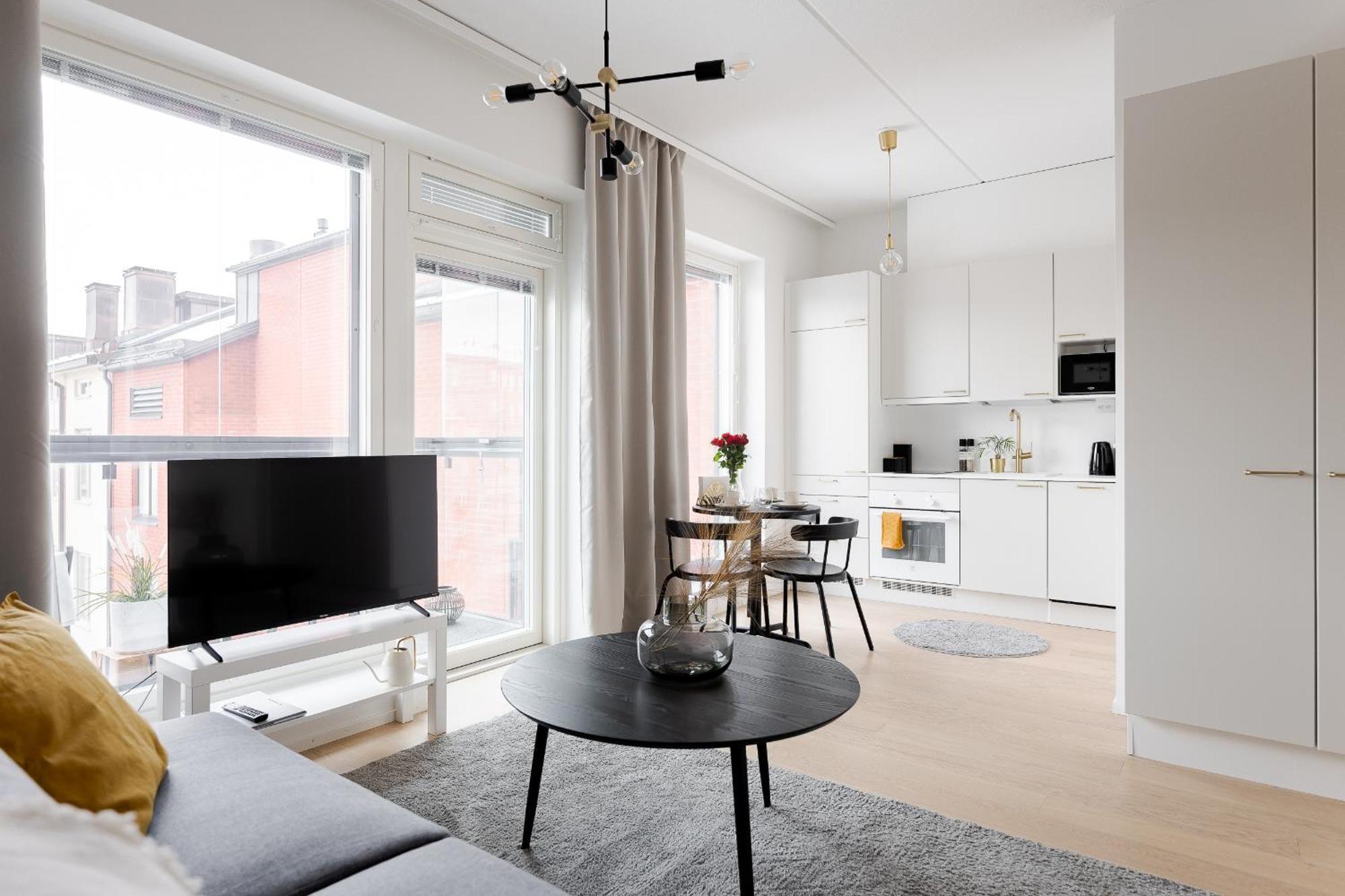 Apartamento Great Location, Quiet And New With Balcony&Cafe Tampere Exterior foto